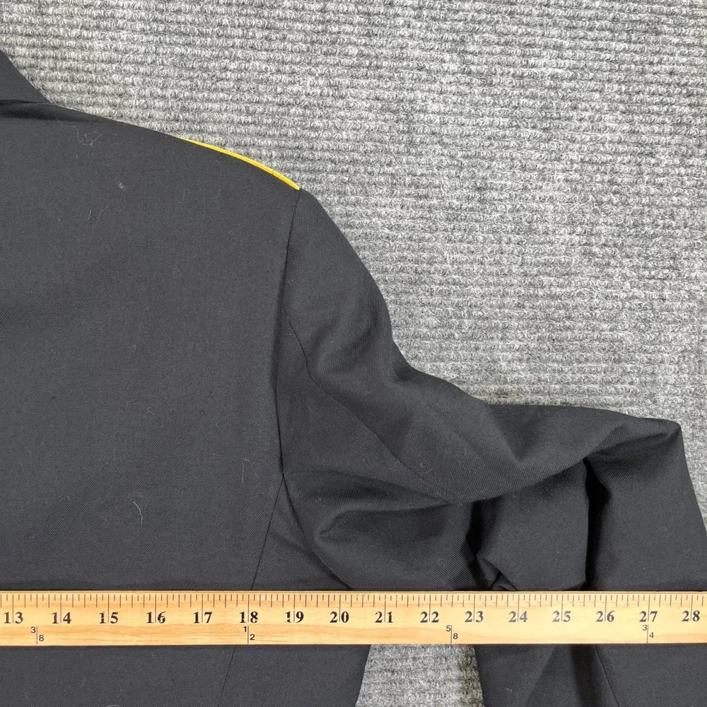 US Army Bremen-Bowdon Dress Uniform Jacket Men 38L Gold Buttons Blue Formal Coat